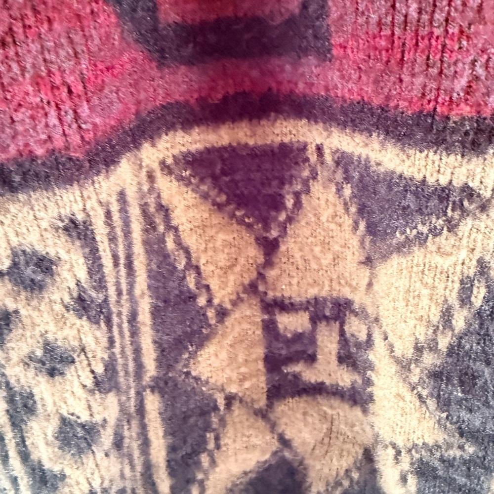 Vintage Men's Llama Pattern Cardigan Sweater - Picture 9 of 12